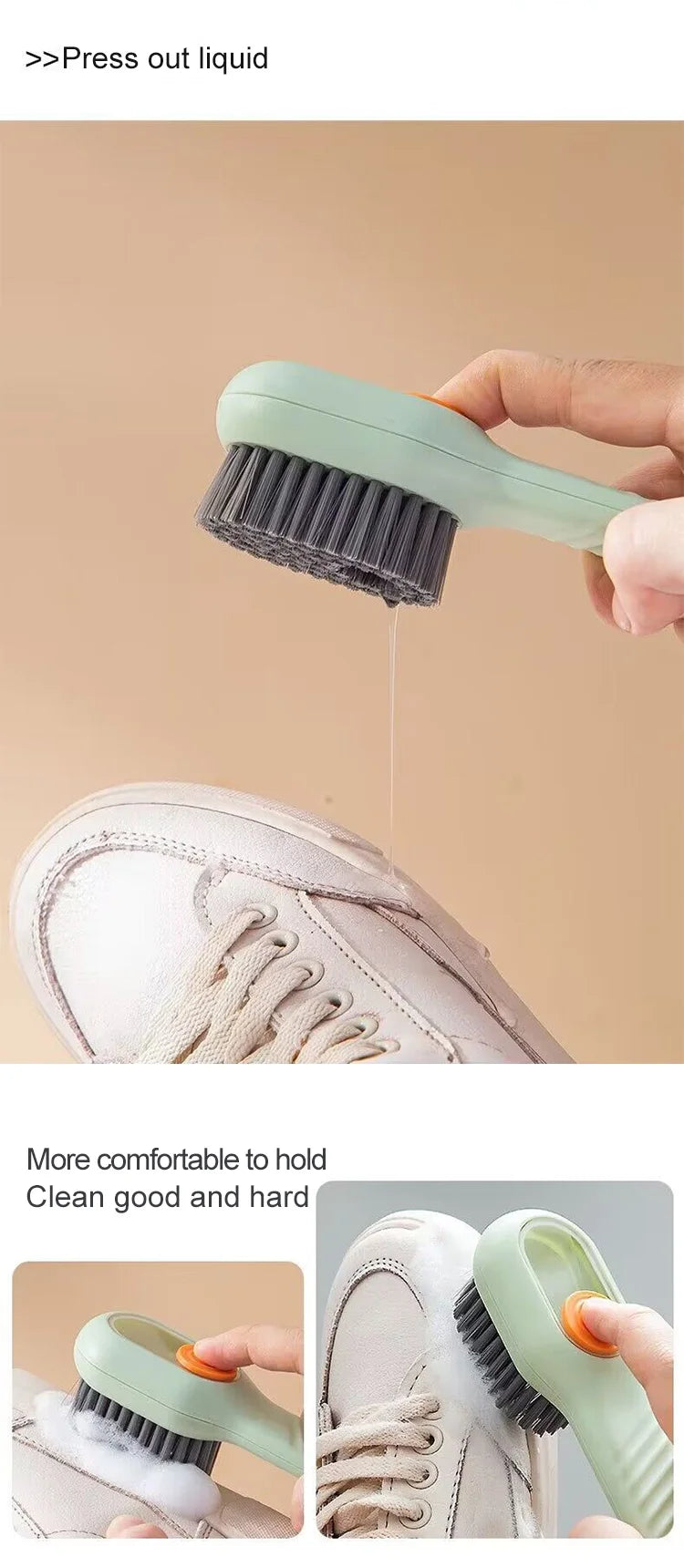 Multifunction Automatic Cleaning Shoe Brush