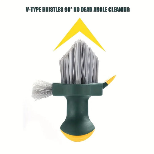 4-in-1 Brush Squeegee for Gap/Groove Cleaning